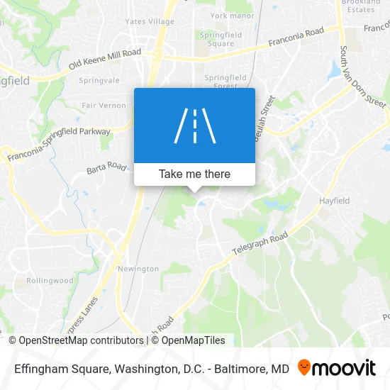 Effingham Square map