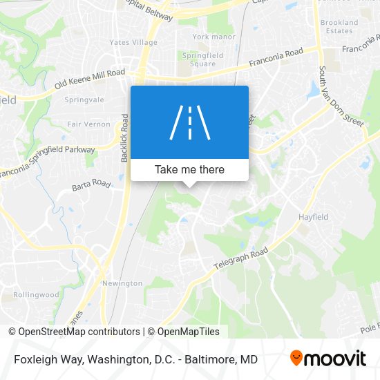 Mapa de Foxleigh Way