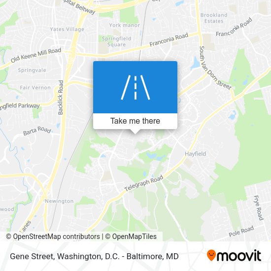 Mapa de Gene Street