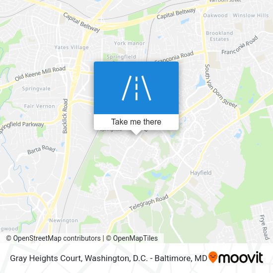 Mapa de Gray Heights Court