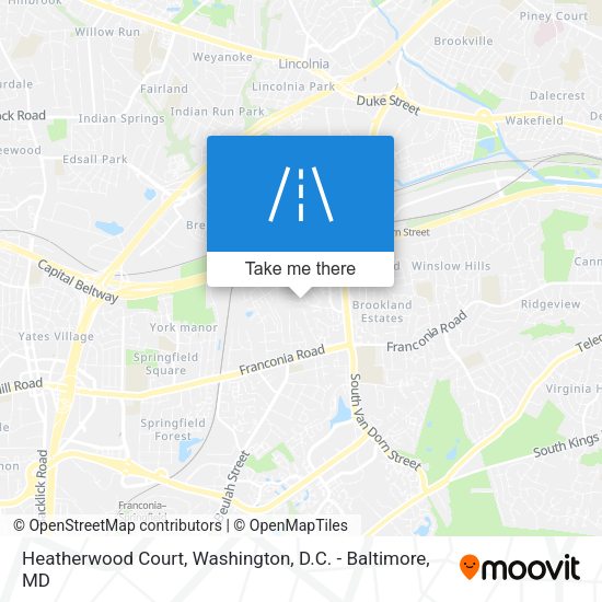 Heatherwood Court map