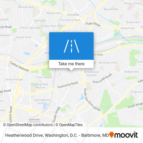 Heatherwood Drive map