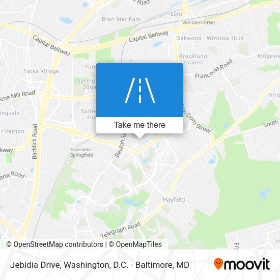 Jebidia Drive map