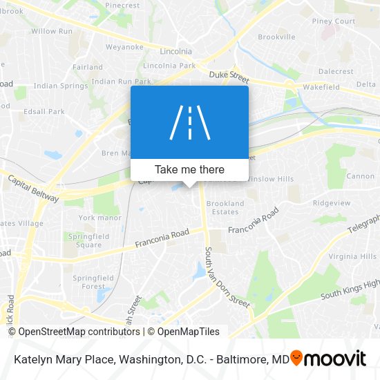 Katelyn Mary Place map