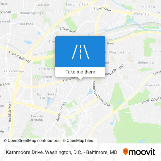 Kathmoore Drive map