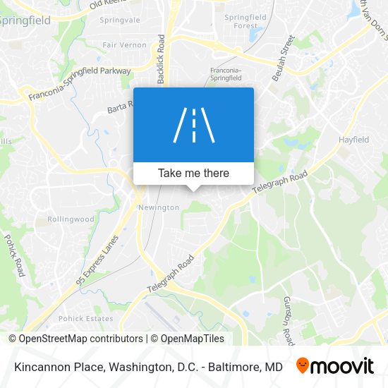 Kincannon Place map
