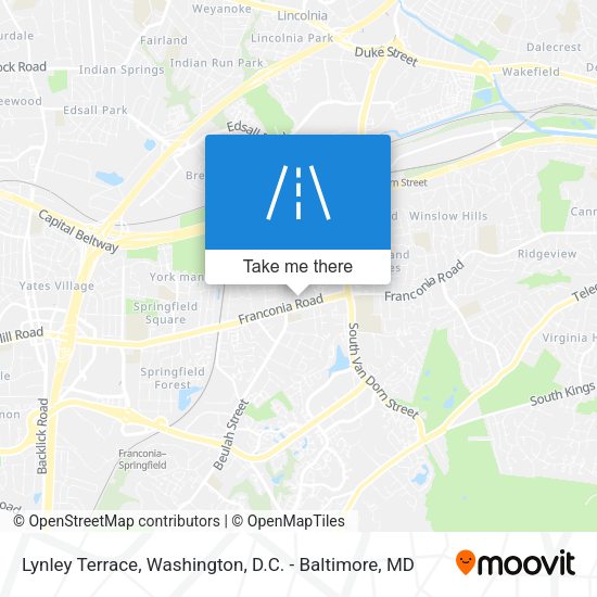 Lynley Terrace map