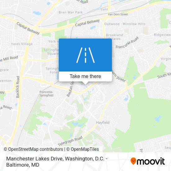 Mapa de Manchester Lakes Drive