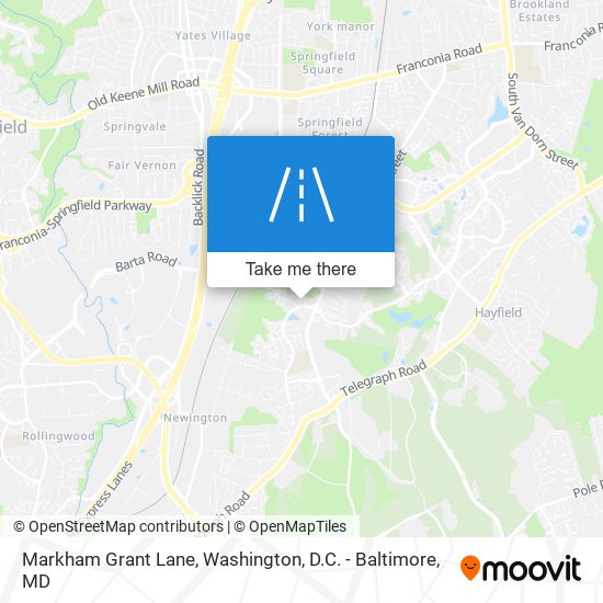 Mapa de Markham Grant Lane