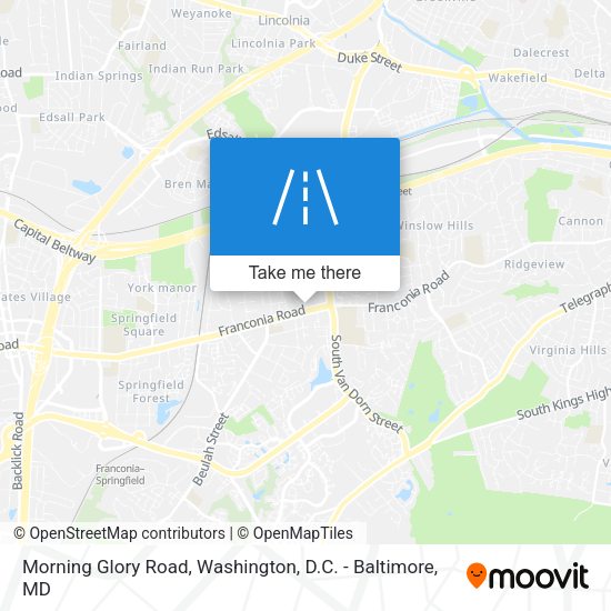 Morning Glory Road map
