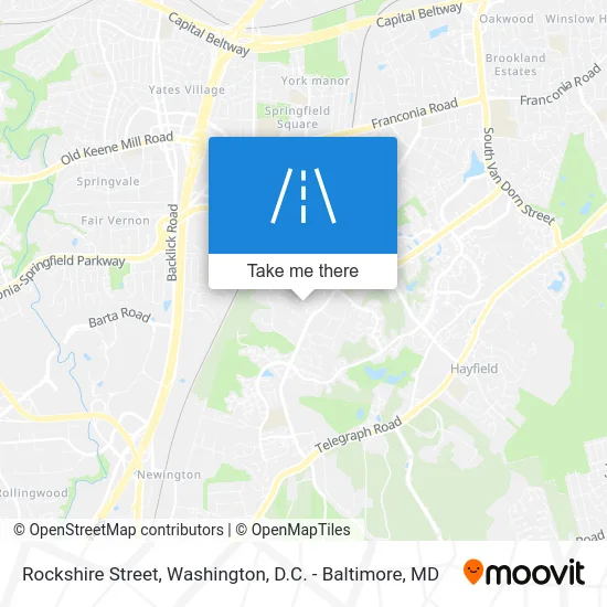 Rockshire Street map