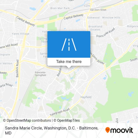 Mapa de Sandra Marie Circle