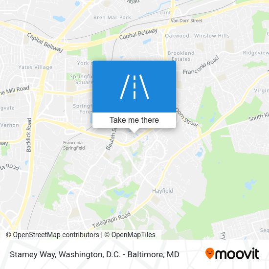 Mapa de Stamey Way