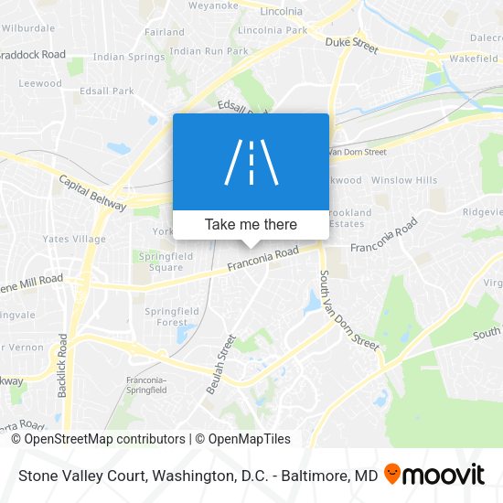 Stone Valley Court map