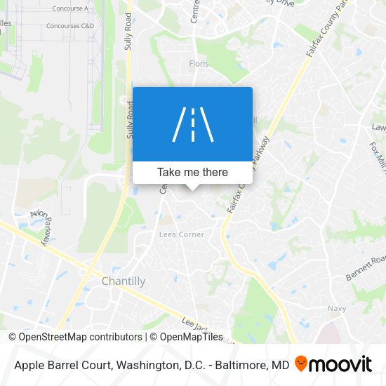 Apple Barrel Court map