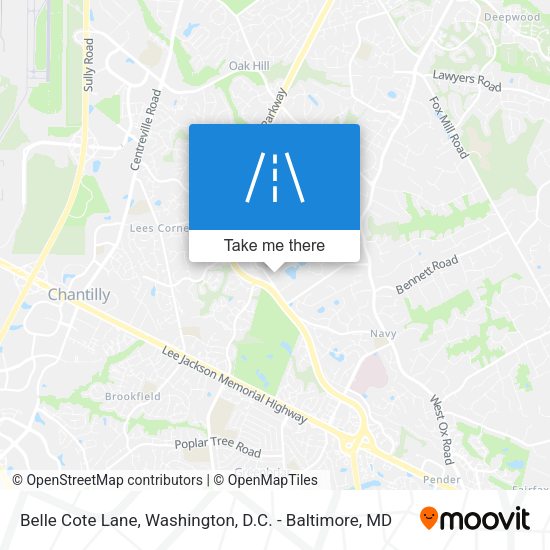 Mapa de Belle Cote Lane