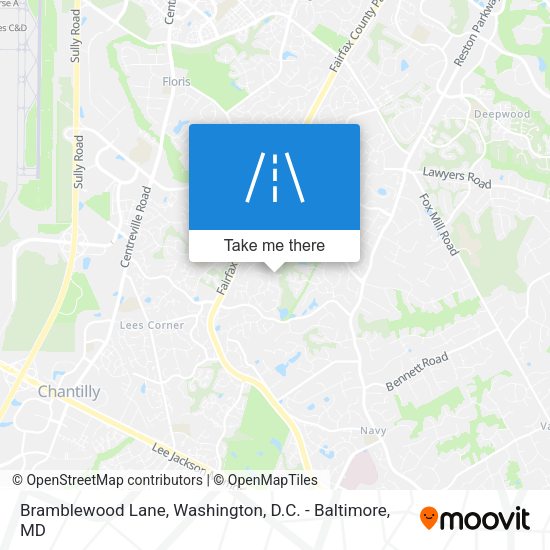 Mapa de Bramblewood Lane