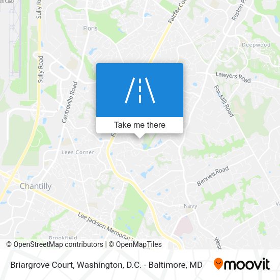 Briargrove Court map