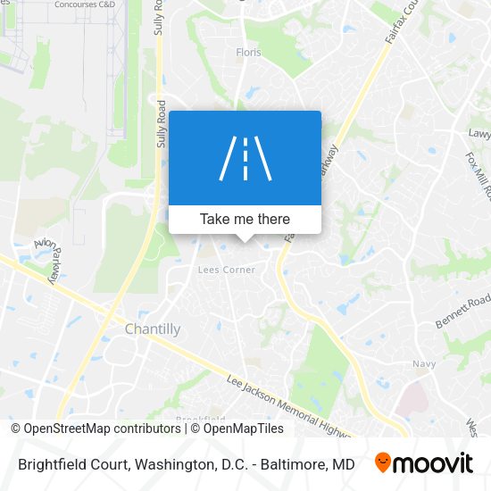 Mapa de Brightfield Court