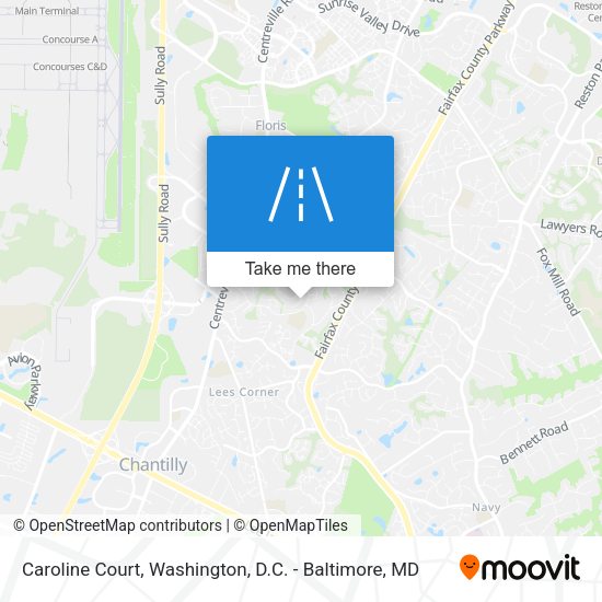 Caroline Court map