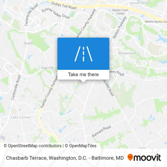 Chasbarb Terrace map