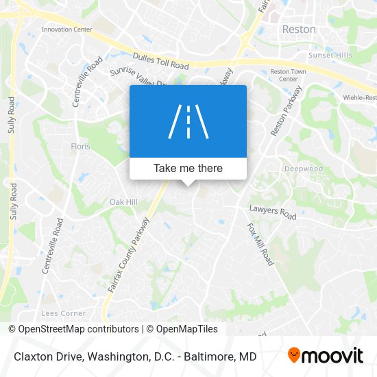 Mapa de Claxton Drive