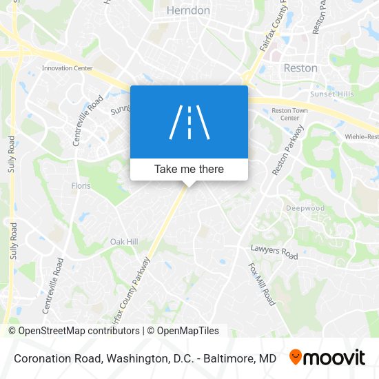 Coronation Road map