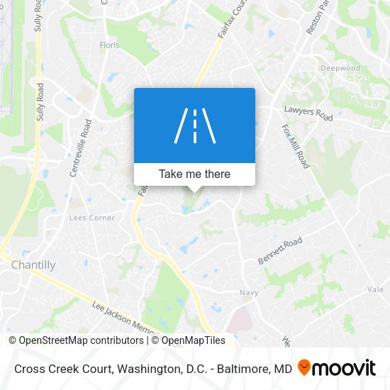 Cross Creek Court map