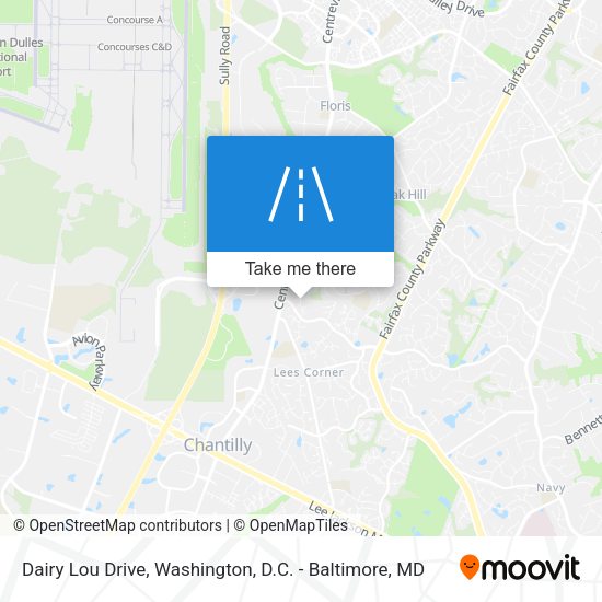 Dairy Lou Drive map