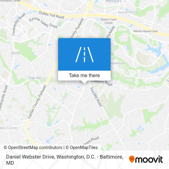 Daniel Webster Drive map