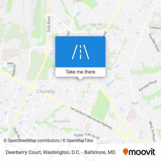 Deerberry Court map