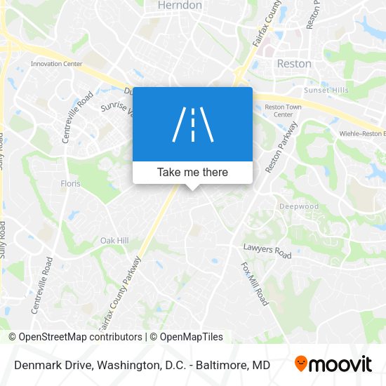 Denmark Drive map