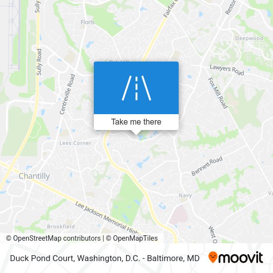 Duck Pond Court map