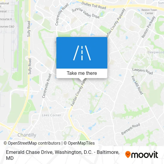 Emerald Chase Drive map