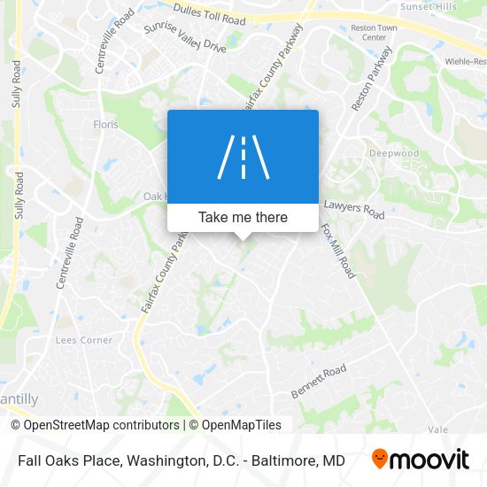 Fall Oaks Place map