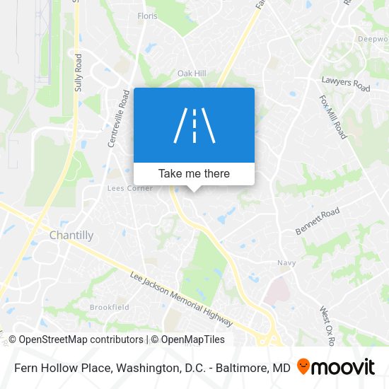 Mapa de Fern Hollow Place