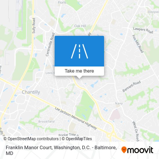 Franklin Manor Court map