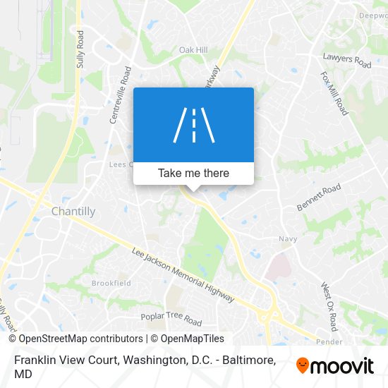 Mapa de Franklin View Court