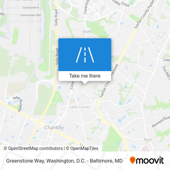 Greenstone Way map