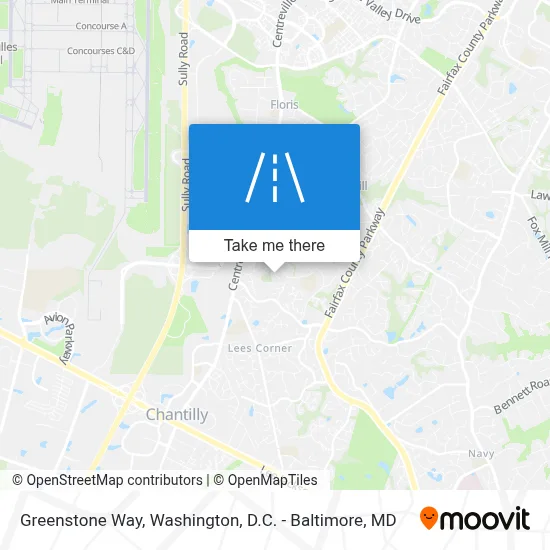 Greenstone Way map