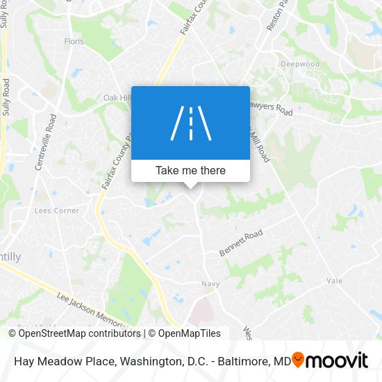 Hay Meadow Place map