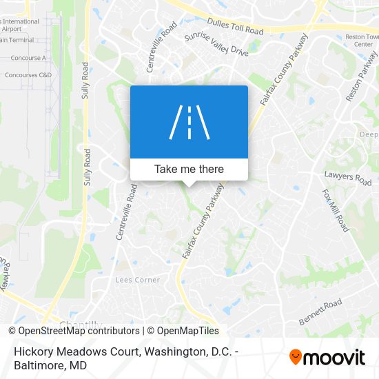 Mapa de Hickory Meadows Court