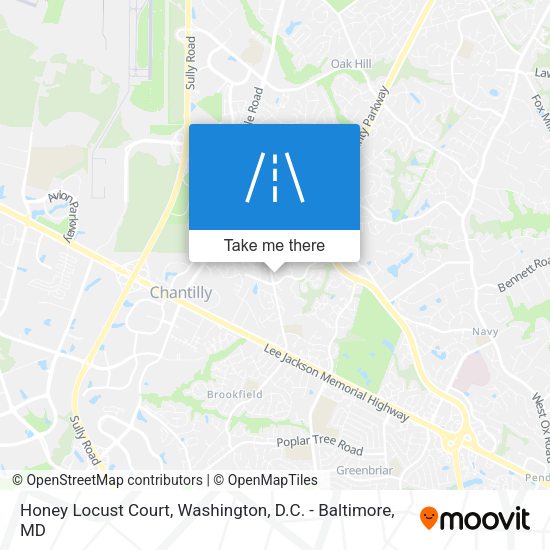 Honey Locust Court map