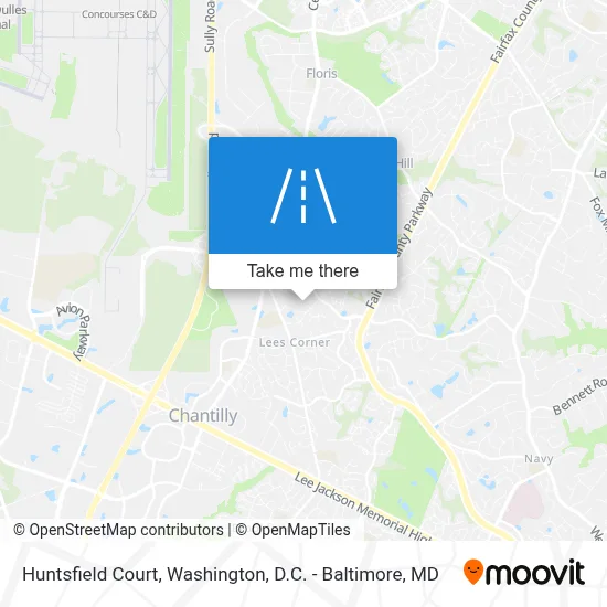 Huntsfield Court map