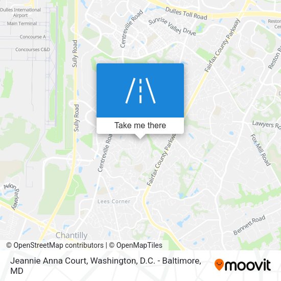 Mapa de Jeannie Anna Court