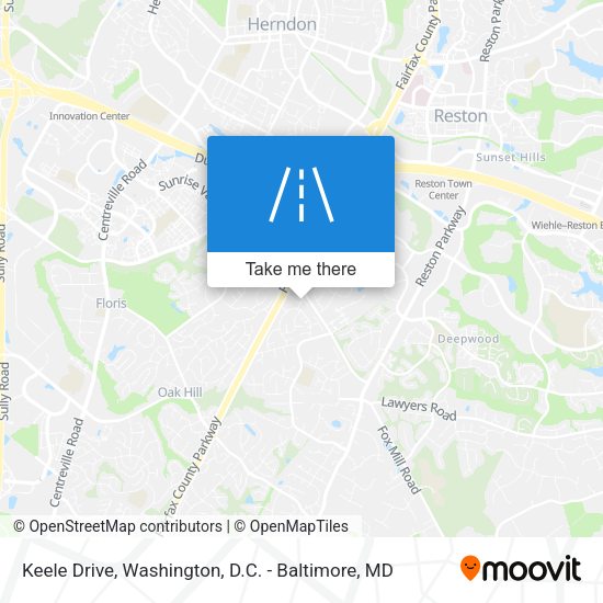 Keele Drive map
