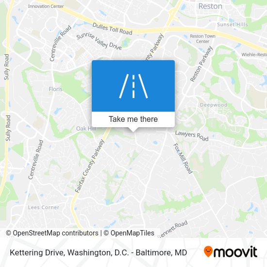 Kettering Drive map