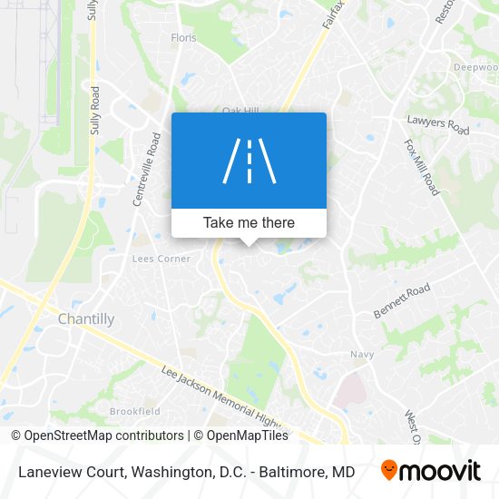 Laneview Court map