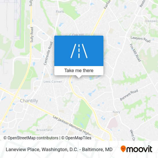Laneview Place map