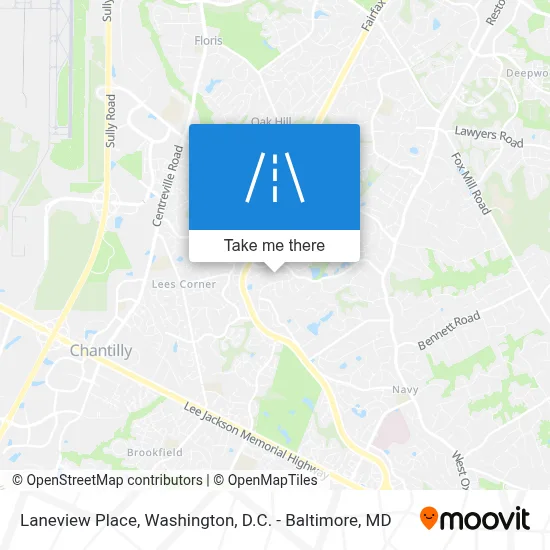 Laneview Place map